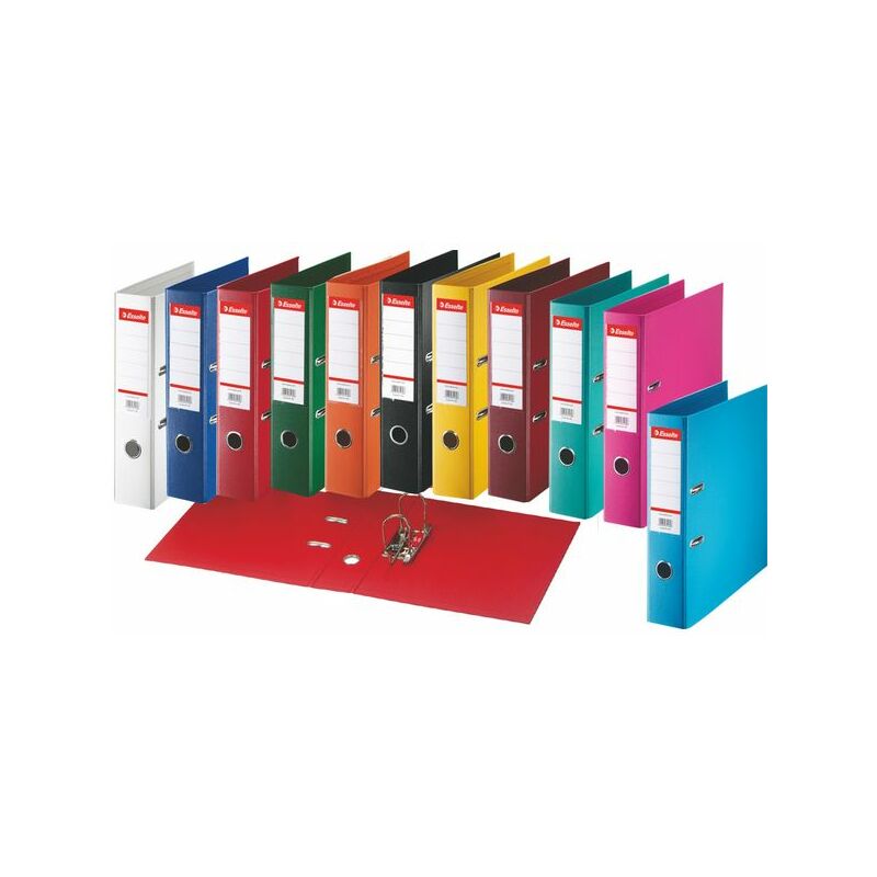Esselte Classeur en plastique standard, A4, 75 mm, fuchsia Grand Paris Fournitures Classeurs à levier & accessoires Classeurs à levier