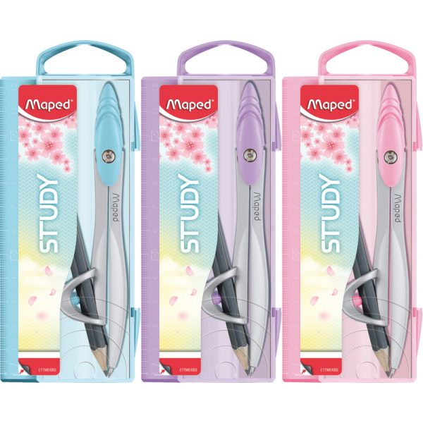 Maped Coffret compas Study PASTEL, incl. bague universelle – Image 3