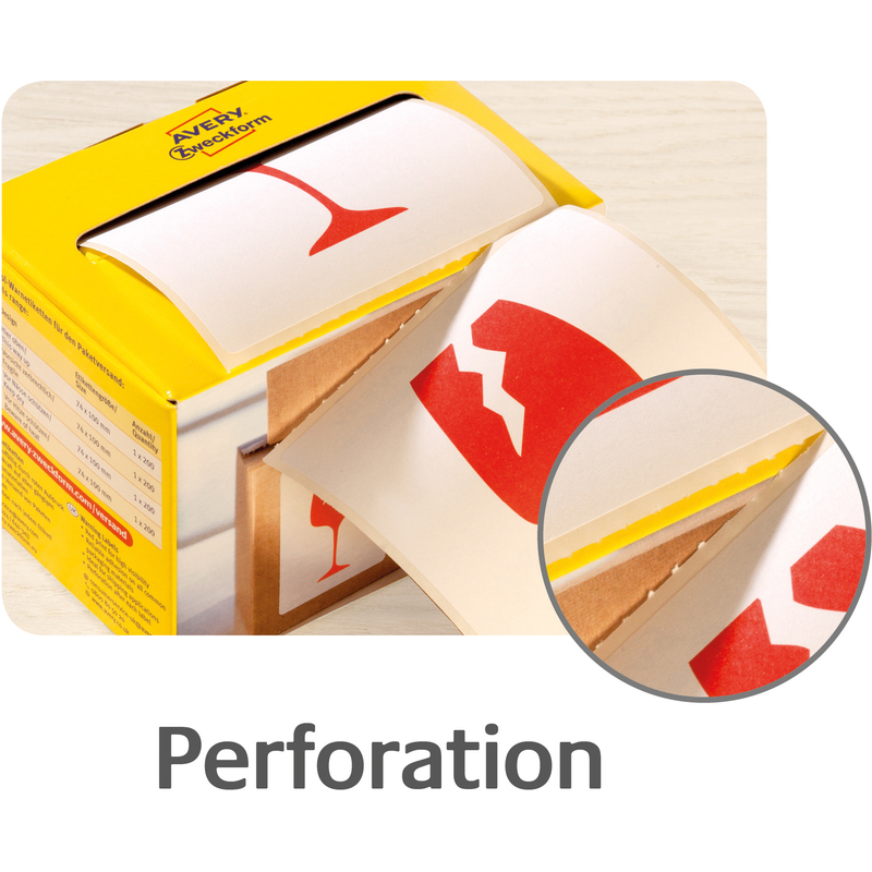 AVERY Zweckform Rouleau d'étiquettes d'expédition, fragile Fournitures-business.fr AVERY Zweckform Rouleau d'étiquettes d'expédition, fragile – Image 5