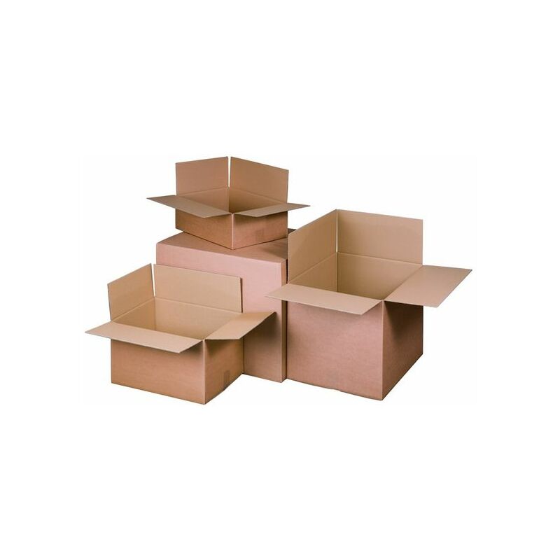smartboxpro Carton ondulé à plier, (L)600x (l)500x (H)500 mm Fournitures-business.fr Cartons & tubes d'expédition Cartons américains smartboxpro Carton ondulé à plier