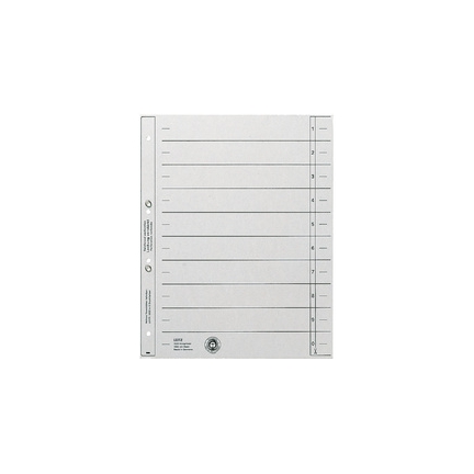 LEITZ Intercalaires, format A4 extra large, en carton solide Fournitures-business.fr format A4 extra large