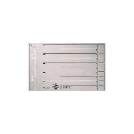 LEITZ Intercalaires, format A4 extra large, en carton solide Fournitures-business.fr en carton solide 200g/m2