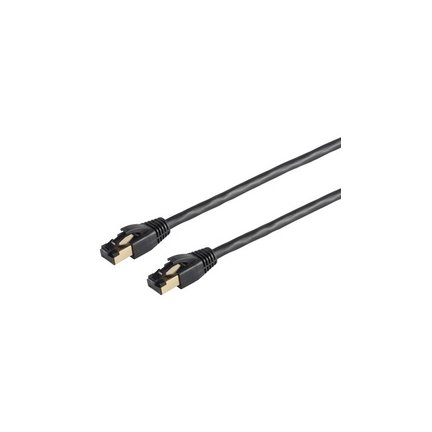 shiverpeaks BASIC-S Câble patch, Cat. 8, F/FTP, 7,5 m, noir Fournitures-business.fr shiverpeaks BASIC-S Câble patch