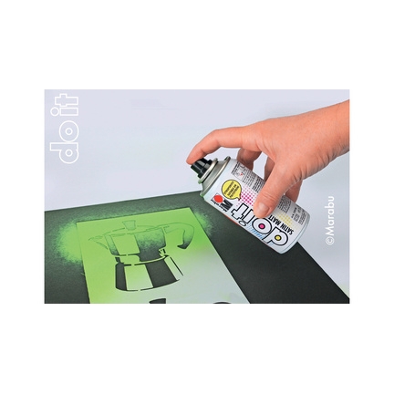 Marabu Peinture aérosol do it SATIN MATT, jaune pastel Fournitures-business.fr haute brillance
