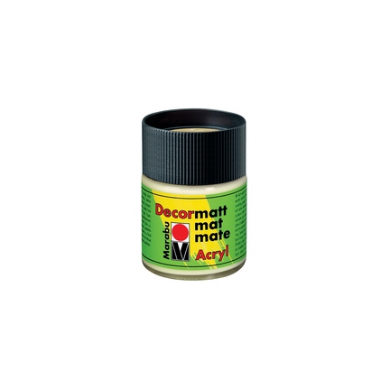 Marabu Peinture acrylique "Decormatt", jaune moyen, 50 ml, Grand Paris Fournitures Marabu Peinture acrylique "Decormatt"