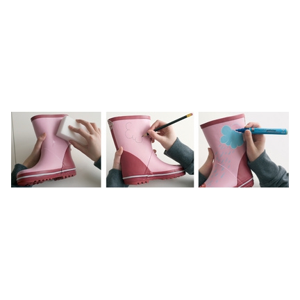 Feutre Pour Tissus Textile Clair - Tracé 1 à 2 Mm - Bleu Azur