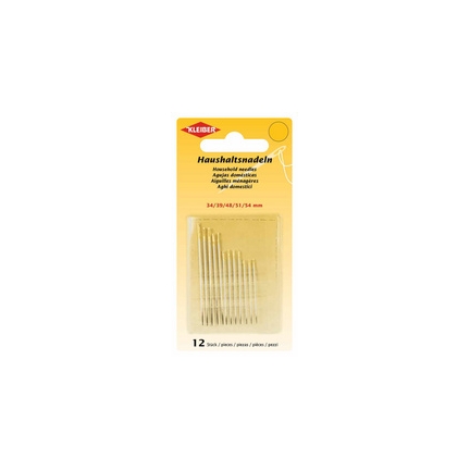 Stock Bureau - KLEIBER Set De 20 Aiguilles à Coudre à La Main, 34, 37 Et 40 Mm