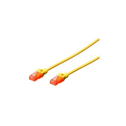 DIGITUS Câble de brassage, Cat. 6, U/UTP, 0,25 m, bleu Fournitures-business.fr Cat. 6