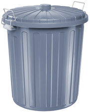 helit Poubelle "the big boy" avec couvercle