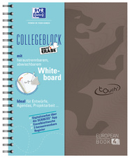 Oxford Cahier Touch European Book 4 "Write & Erase"
