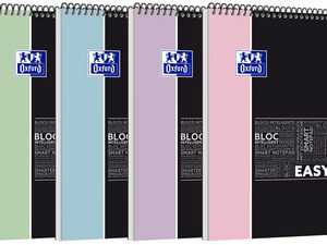 Oxford Etudiants Bloc-notes à spirale EASYNOTES Pastel