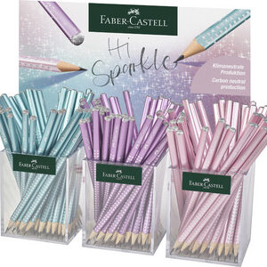 FABER-CASTELL Crayon de papier GRIP SPARKLE Cosmic