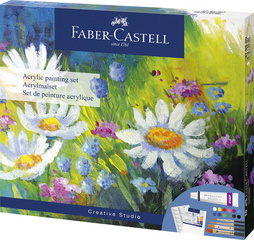 FABER-CASTELL Kit de peinture acrylique