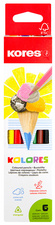 Kores Crayon de couleur triangulaire "Kolores"