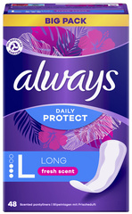 always Protège-slip Daily Protect Long avec parfum fraîcheur