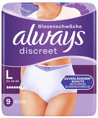 always discreet Culotte pour incontinence Plus