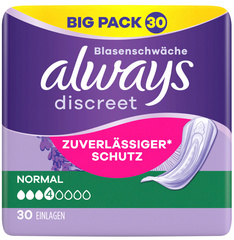 always discreet Serviette pour fuites urinaires Normal