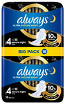 always Serviette hygiénique ultra Secure Night avec ailettes