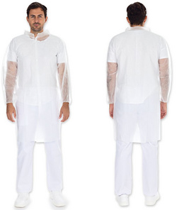 HYGONORM Blouse visiteur Light avec boutons pression