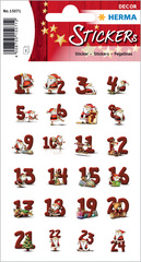 HERMA Autocollants de Nool DECOR chiffres calendrier Avent