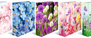 HERMA Assortiment de classeurs à motifs "Fleurs"