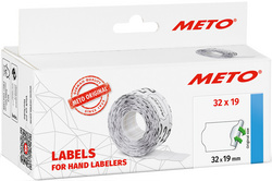 METO Étiquette pour étiqueteuse de prix 22 x 12 mm