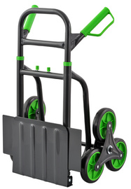 pavo Diable d'escalier en acier, 2 x 3 roues en étoile Grand Paris Fournitures 2 x 3 roues en étoile