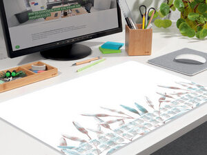 sigel Sous-mains bloc papier "Frosted Leaves"