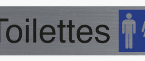 EXACOMPTA Plaque de signalisation "Toilettes handicapés"