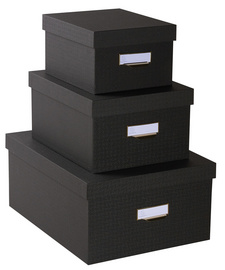 EXACOMPTA Lot de 3 boîtes gigogne Office by Me