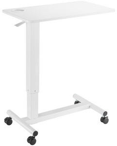LogiLink Table de lit à roulettes à vérin à gaz