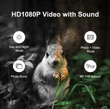 LogiLink Caméra pour la faune avec vue nocturne