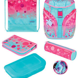 herlitz Sac à dos scolaire SoftLight Plus "Pink Bubbles"