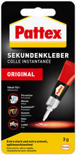 Pattex Colle liquide instantanée ORIGINAL, tube de 3 g