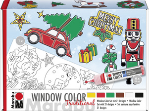 Marabu Kit Window Color "XMAS Traditional"