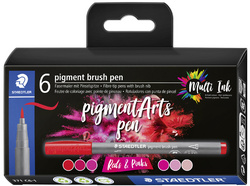 STAEDTLER Feutre pigment brush pen "Greys & Caramels"