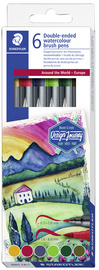 STAEDLER Feutre double pointe "Europe"