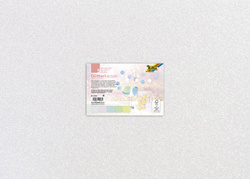 folia Carton pailleté "Pastel"