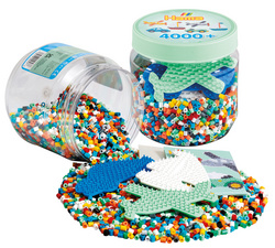 Hama Perles à repasser midi + plaque à picots