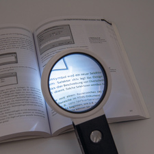 WEDO Loupe UV avec lumière LED et pied pliable