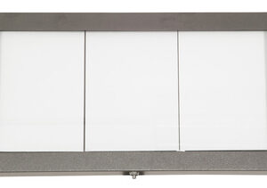 Securit Vitrine d'affichage LED COATED STEEL