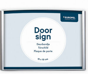 EUROPEL Plaque de porte