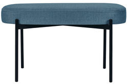 PAPERFLOW Tabouret GAIA, taille M, habillage tissu, bleu Grand Paris Fournitures PAPERFLOW Tabouret GAIA