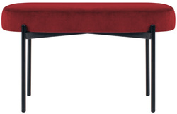 PAPERFLOW Tabouret GAIA, taille M, habillage velours, noir Grand Paris Fournitures PAPERFLOW Tabouret GAIA, taille M, habillage velours, noir – Image 7